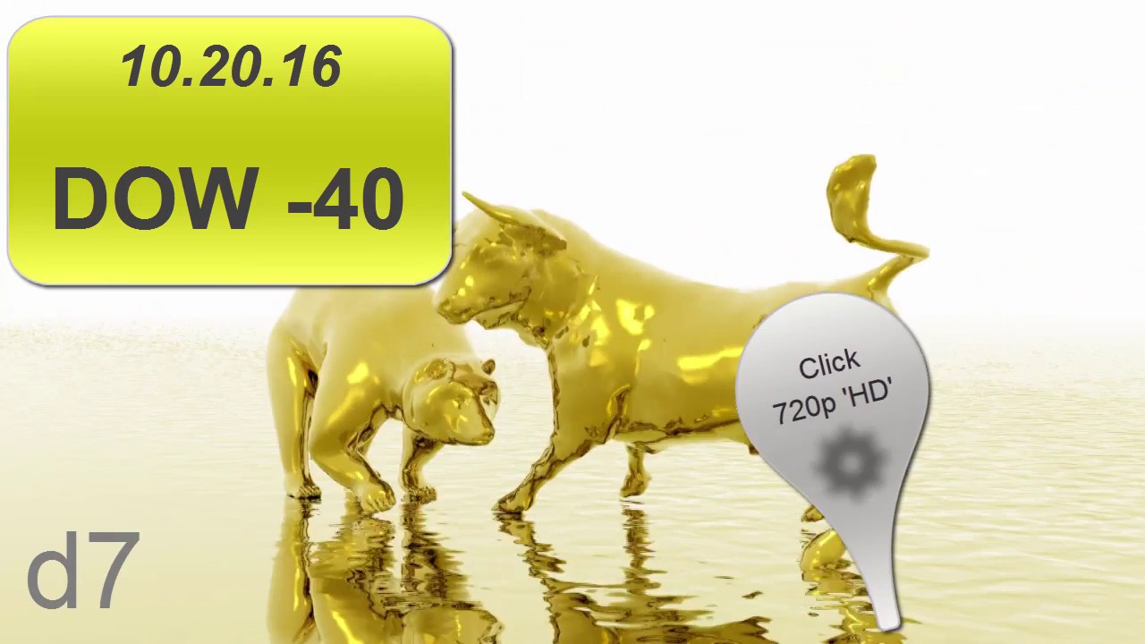 The Stock Market - Dow Down 40 - 10.20.16 - YouTube
