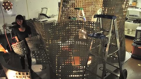 Building "Bloom" - 3D printed cement edifice