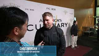 Chris Morgan Carpet Interview at Americas Culinary Cup FYC Event
Chris Morgan Carpet Interview at Americas Culinary Cup FYC Event Chris Morgan Carpet Interview at Americas Culinary Cup FYC Event
