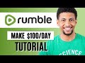 How to Make Money On Rumble TUTORIAL 2022