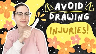 Draw without hurting your wrist, neck and back! Avoid injuries from drawing and RSI