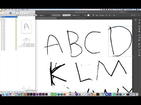 Custom Font Tutorial from a Six Year Old’s Handwriting