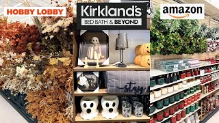 NEW 2026 Fall and Christmas Decor Shop + Haul | Hobby Lobby, Kirklands, and Amazon Finds