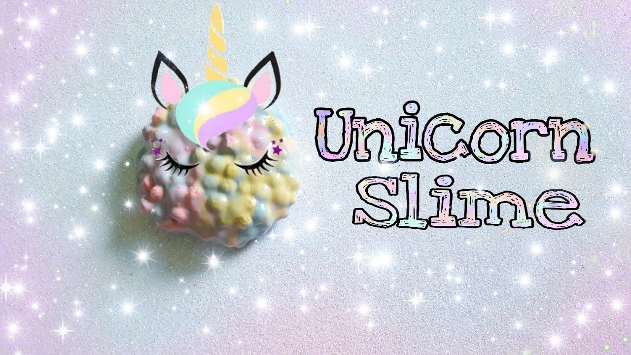 Jak zrobić fluffy unicorn slime z białego kleju ? - YouTube