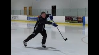Online Hockey Shooting Video Wrist Snap One Foot Jump Shot Technique