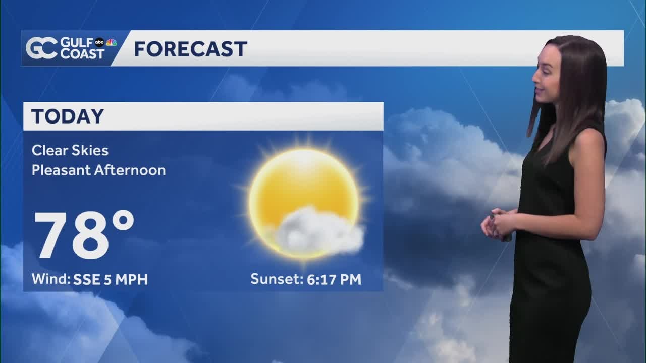 Seasonal and dry Tuesday night for Southwest Florida - YouTube