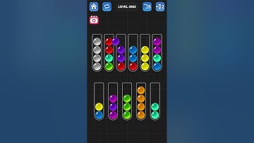 Ball Sort Puzzle by Guru Game: Levels 4961, 4962, 4963, 4964, 4965