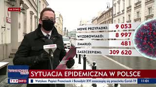 Raport Ministerstwa Zdrowia. Prawie Pół Tysiąca Zgonów - 13.01.2020