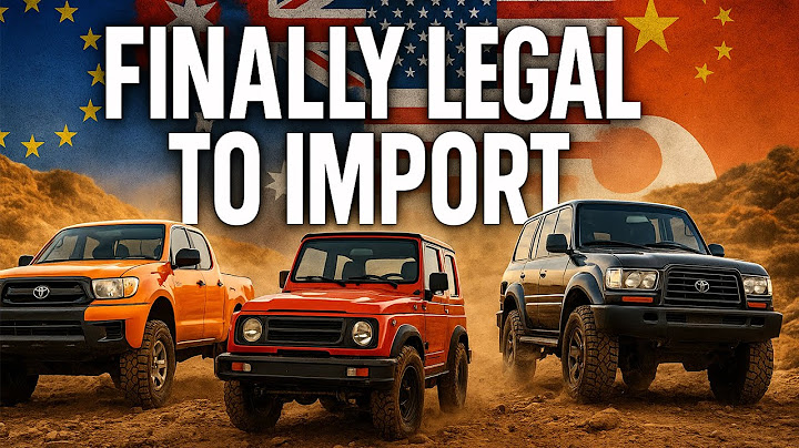 The Best 4x4's you can now IMPORT in 2025 because of the 25 year rule