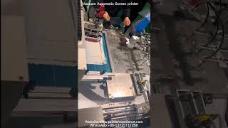 Vacuum Automatic Screen Printing Machine With Rotary Station