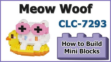 How to Build Mini Blocks Meow Woof CLC-7293 Review Manual Specifications