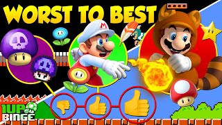 Super Mario Power-ups: Weak to Powerful 🍄💪