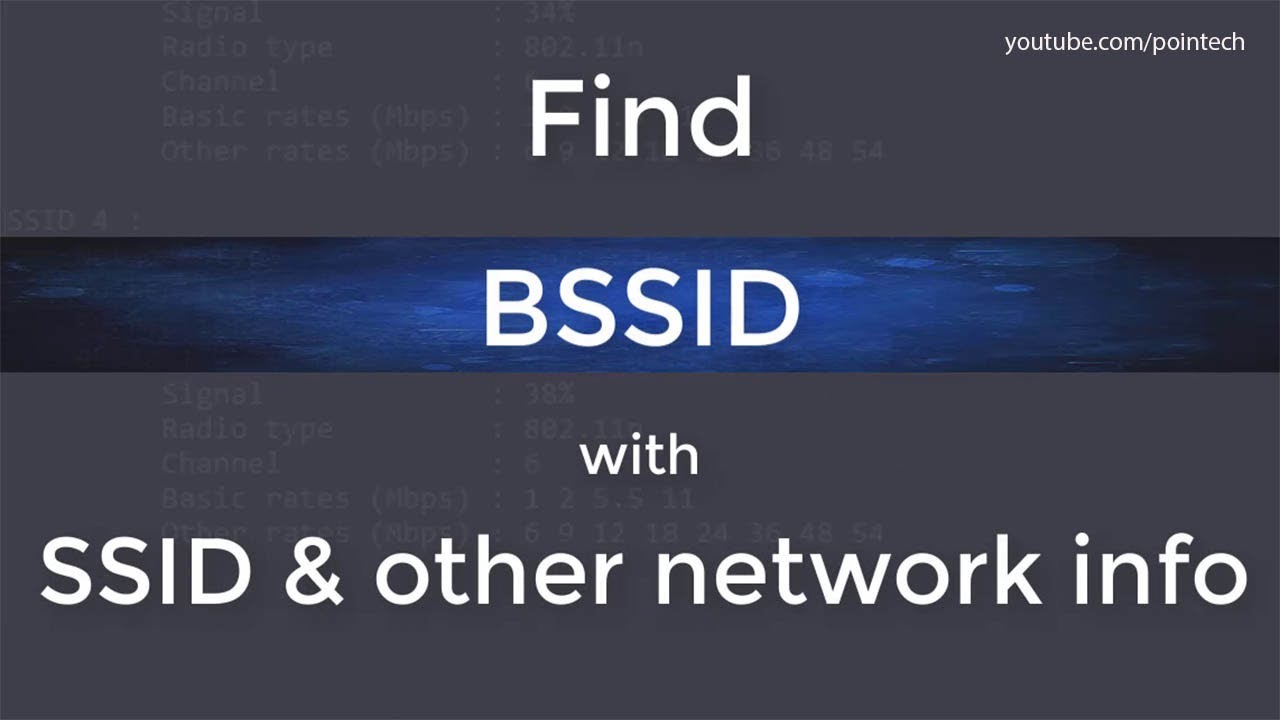 how to find ssid from bssid