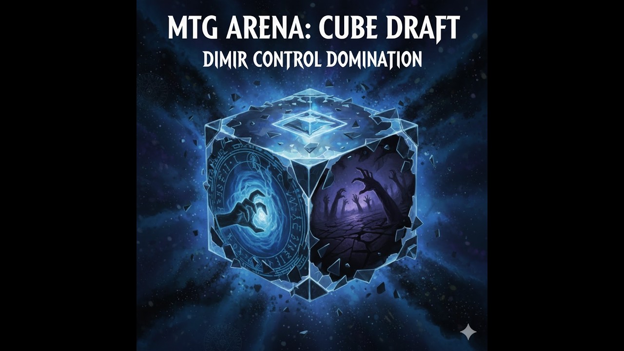 ANULANDO E DESTRUINDO com Deck Dimir Control no CUBE DRAFT - MTG ARENA