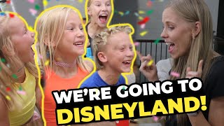 Surprising our kids with a trip to Disneyland!