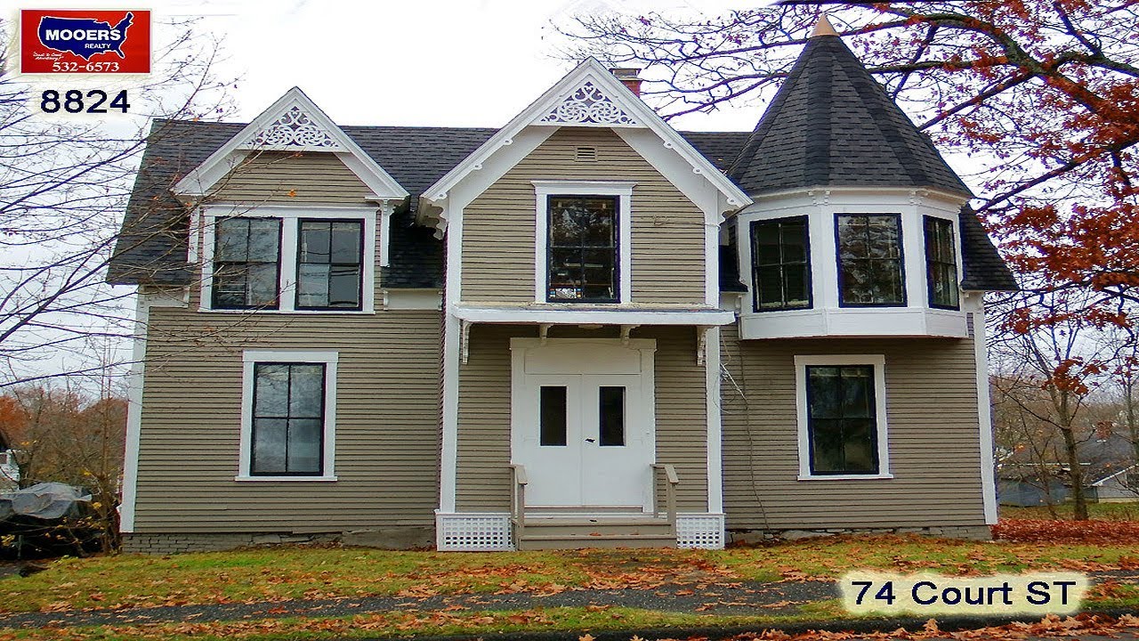 Victorian Homes For Sale In ME 74 Court ST Houlton ME Video MOOERS