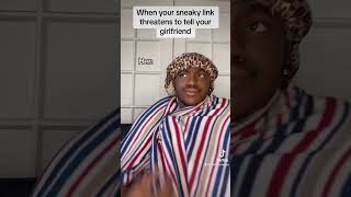 When your sneaky link threatens to tell your girlfriend #comedy #funny #viral #trending #shorts