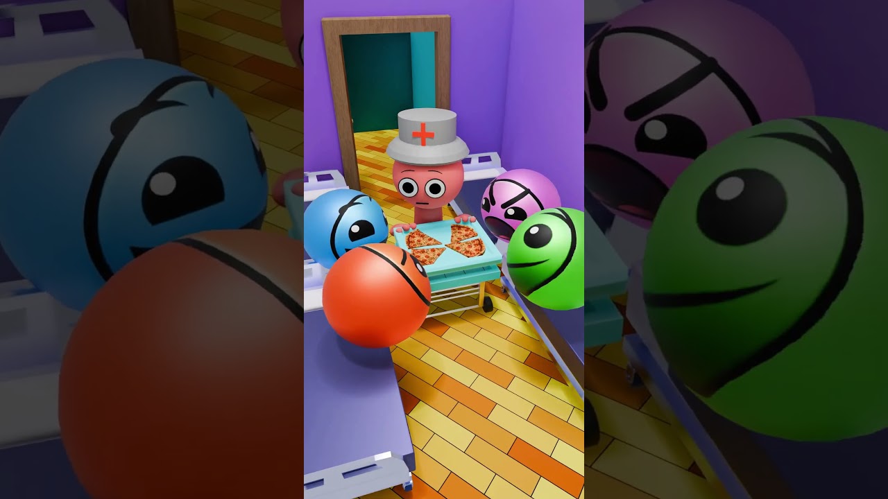 Geometry Dash Fire in the hole Water on the hill Wind from the Sprunki Doctor