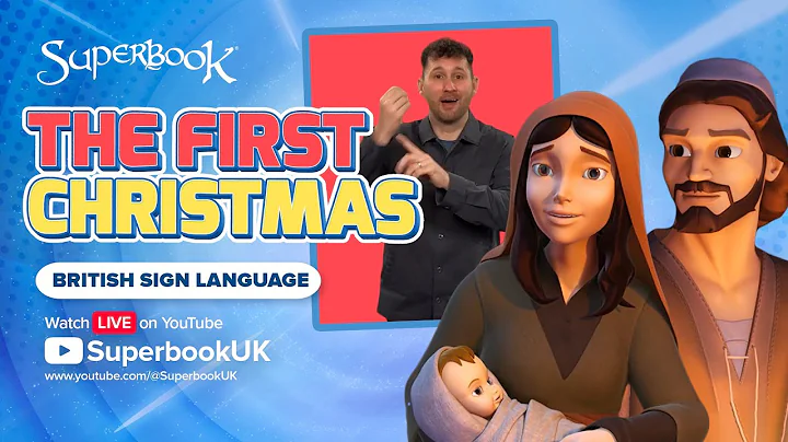 Superbook - Season 1 Episode 8 - The First Christmas | Full Episode (British Sign Language)