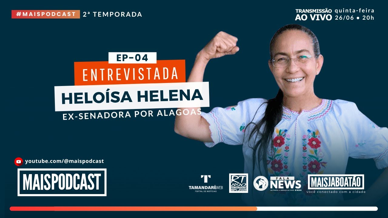 Heloísa Helena • Mais Podcast • 2ª temporada • EP-04