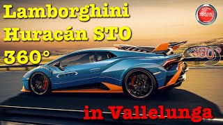 360° 4K Lamborghini Huraán STO in Vallelunga - Ruote in Pista