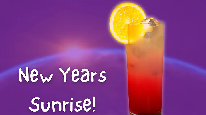 Easy New Years Sunrise Mocktail! (Quick and Tasty Recipe)
