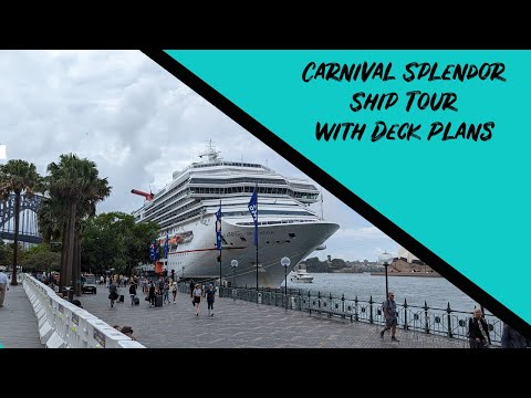 Carnival Splendor full ship tour with deck plans 2023 Video Thumbnail