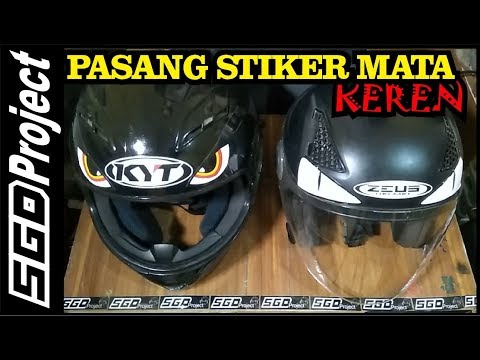 20 Inspirasi Stiker  Helm Lucu Aneka Stiker  Keren 