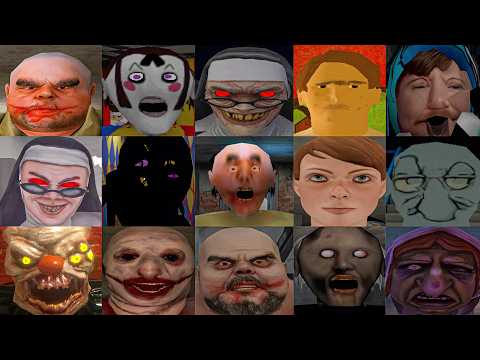 Granny 3 Mr Meat Vs Evil nun 2 Vs Granny Is joker Vs Hide & Seek Vs Witch Cry 2 | Cought Battle #1