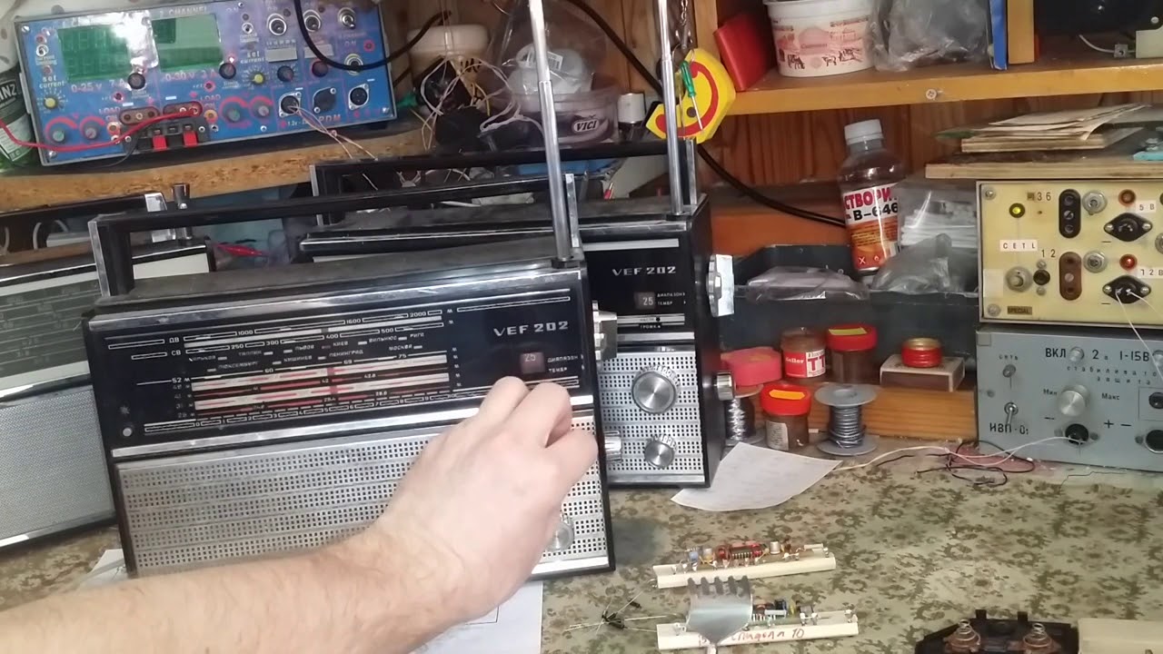 FM планка на ВЭФ 202 .Часть 2 .Правильно подаём питание .Жора Минский ...