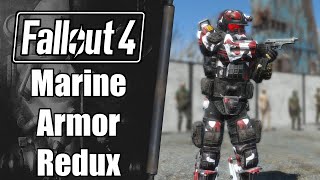 Fallout 4 Mod Review: Marine Armor Redux (New Camos)