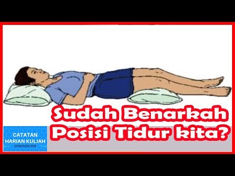 Adakah kedudukan tidur anda betul? Kedudukan Tidur Baik Untuk Kesihatan Diri - Mari Hidup Sihat