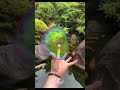 WebAR ~ Mediapipe Hand Tracking &amp; bubbles real time reflection #threejs #augmentedreality #webar