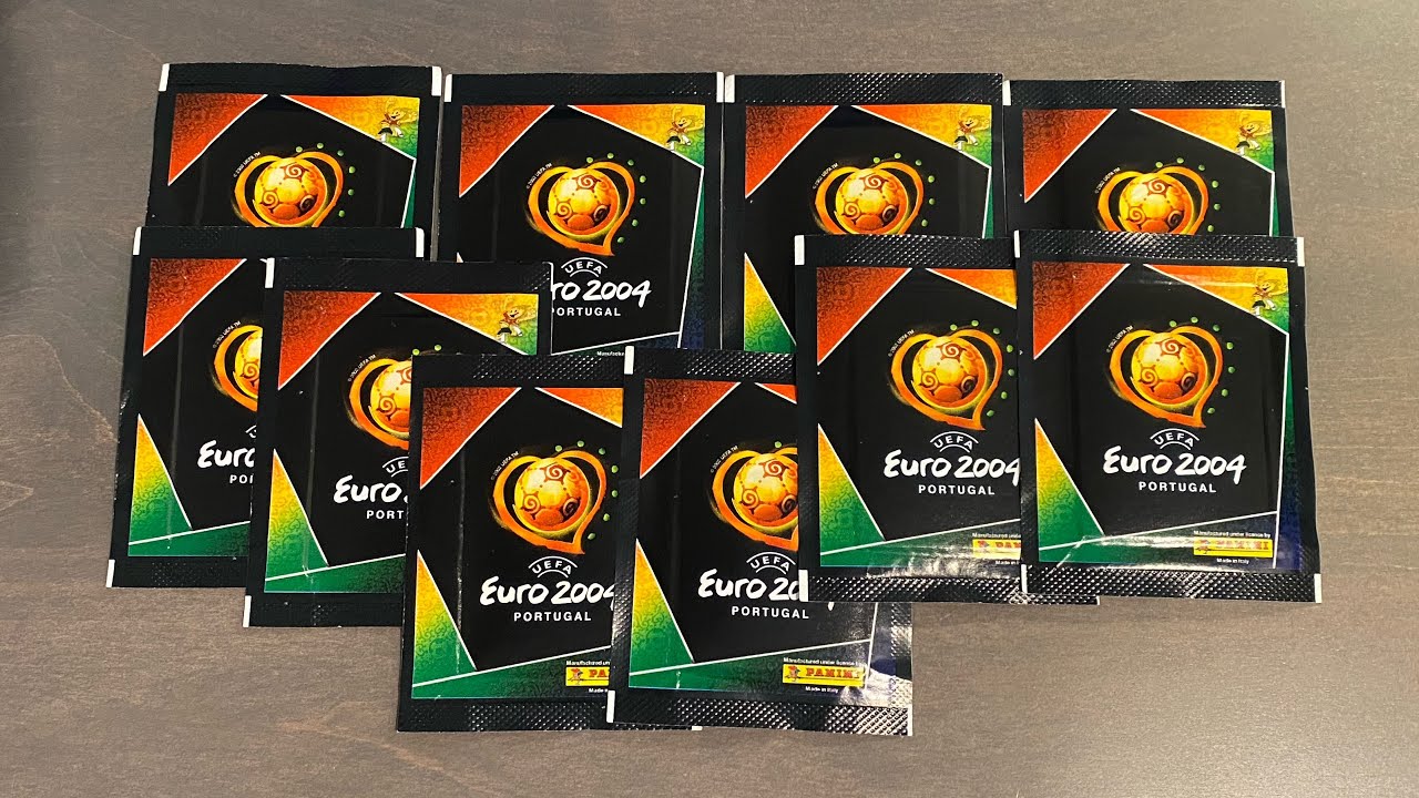 UEFA EURO 2004 ALBUM STICKERS COLLECTION PANINI COMPLETE