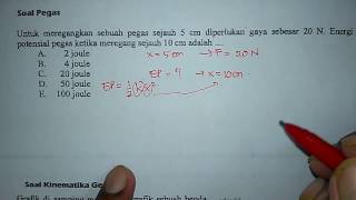 Tutorial Pegas (1) - Menghitung Energi Potensial Pada Pegas