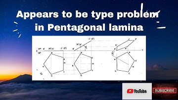 Appears to be problem on Pentagonal lamina