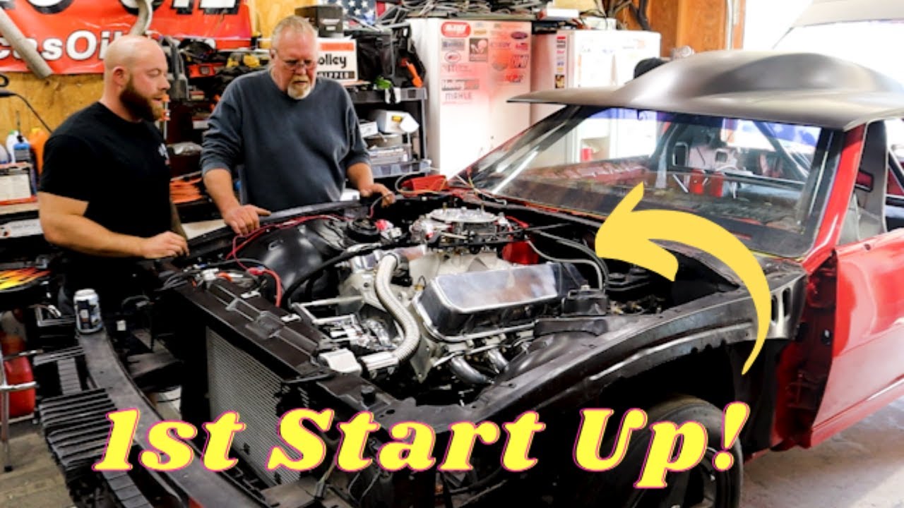 3rd Gen Camaro Big Block Chevy 1st Start Up - YouTube