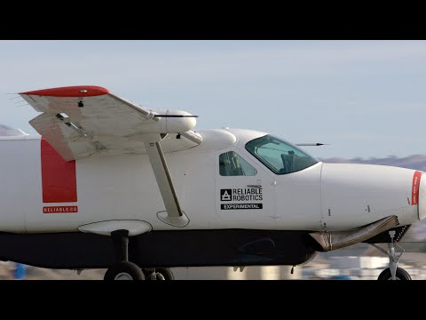 Reliable Robotics remotely operates a large cargo aircraft with no one on board