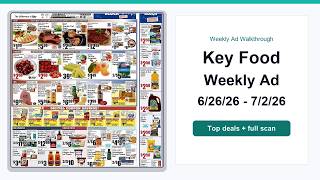 Key Food Weekly Ad (6/26/26 - 7/2/26) Best Deals