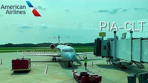 Trip Report / American Airlines CRJ-700 (First Class) / PIA-CLT