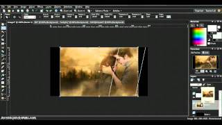 PSPX3 photo shape cut out tutorial screenshot 3