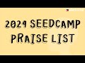 2024 seedcamp praise list