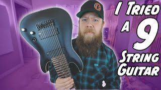 Trying A 9 String Guitar For The First Time!