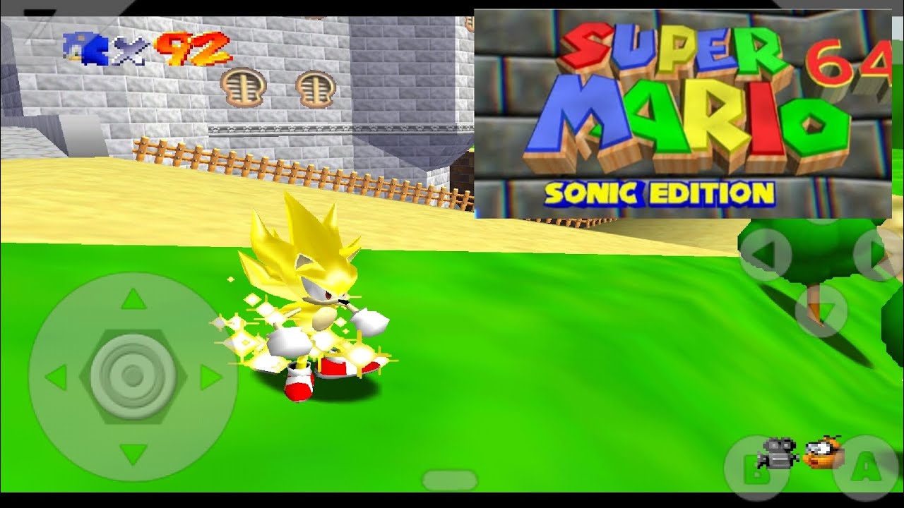 como virar super sonic no sonic 64 sonic edition - YouTube