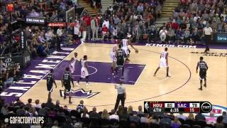 Darren Collison & Ben McLemore Highlights vs Rockets 2014 12 11 45 Pts Total!