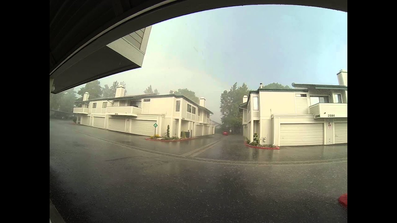 Storm Hail Thunderstorm Rain Lightning Sparks Nevada Reno Rainbow YouTube
