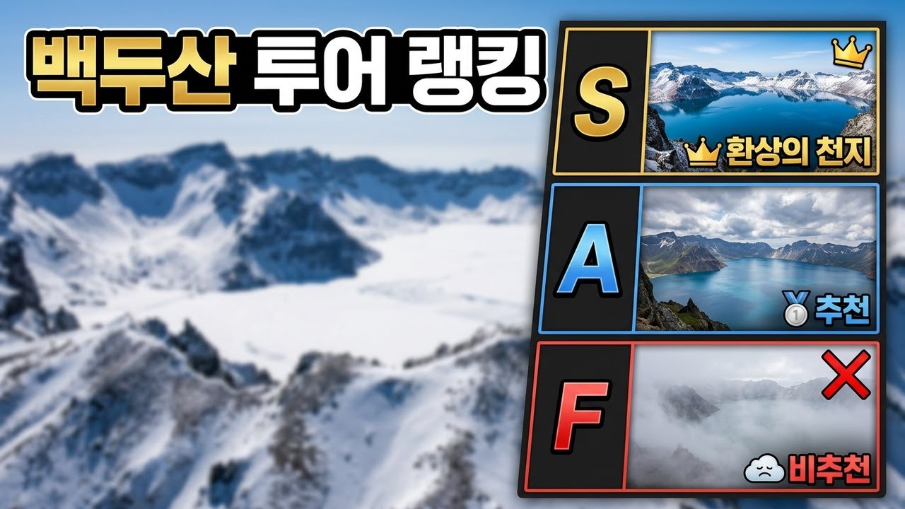 백두산 패키지 여행 좋은 일정 고르기