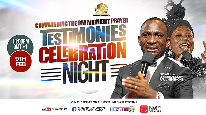 MID NIGHT PRAYER COMMANDING THE DAY || TESTIMONIES CELEBRATION NIGHT ||. 09-02-2025