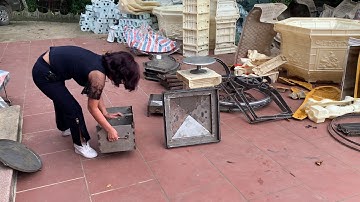 Khuôn sắt đóng vữa ẩm ẩm làm theo yêu cầu các bác nhé lh 0981 441 808