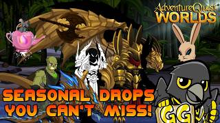 You Don't Wanna Miss These CRAZY Seasonal Items! AQWorlds